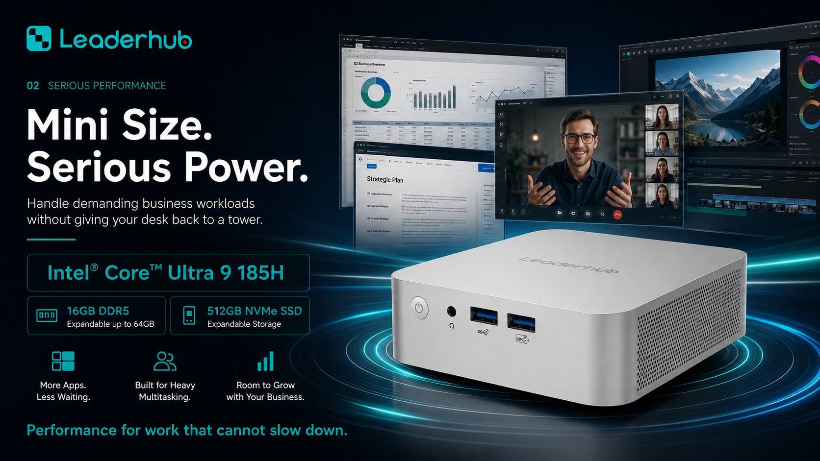 LeaderHub P9 Mini PC