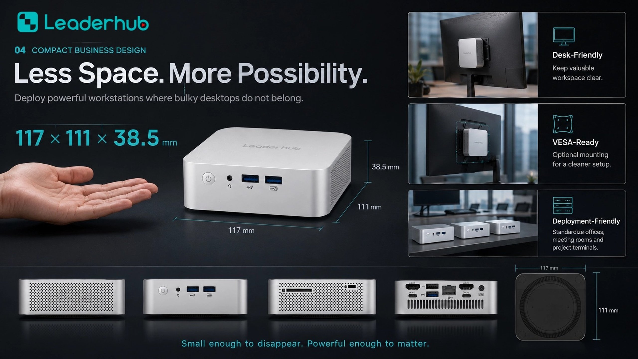 LeaderHub P9 Mini PC