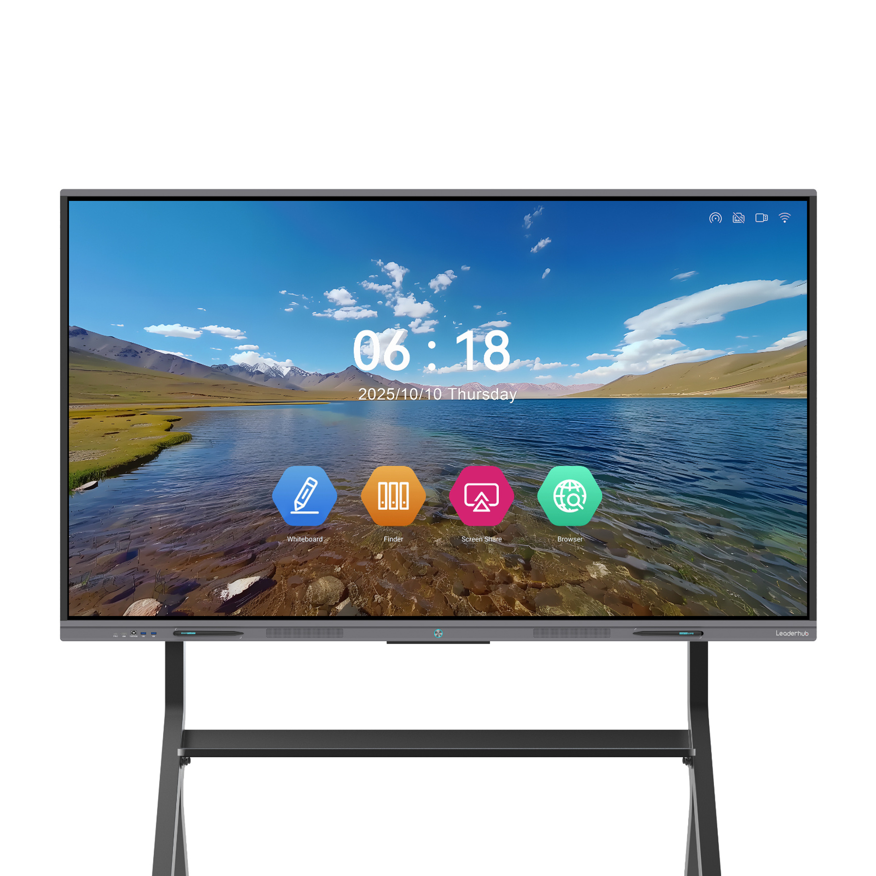 LeaderHub L86ZM Interactive Whiteboard — 86" 4K Smart Panel