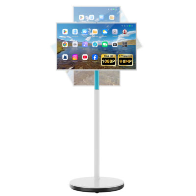 LeaderHub L277M Smart Rotating Screen — 27" Touchscreen with Battery