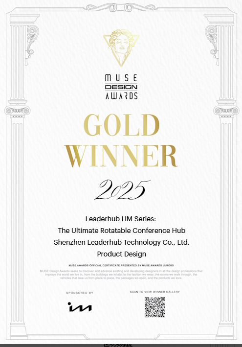 Leaderhub Wins 2025 MUSE Design Gold Award, Crowned with Global Top Design Honor!