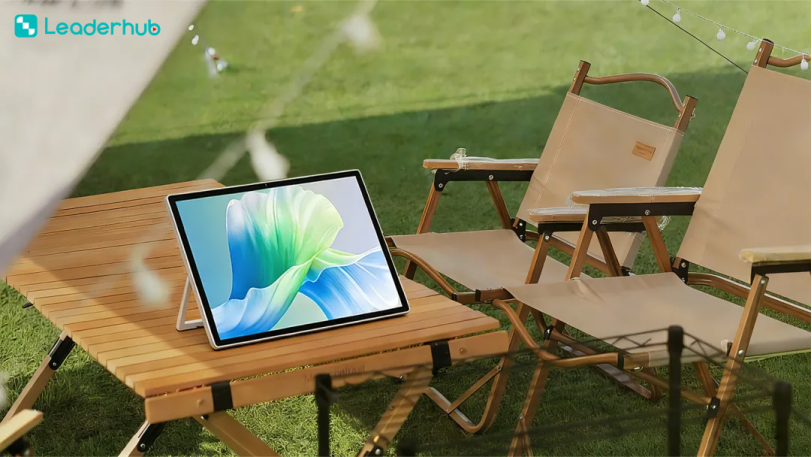 Dolby Official Certification Empowered! Leaderhub Smart Portable Screen Grandly Launches, AI Computing Power Revolutionizes Mobile Office in Business Circles.